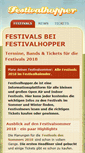 Mobile Screenshot of festivalhopper.de